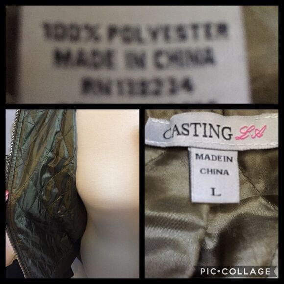 Euc! Casting LA Full Zip Jacket L - Picture 4 of 8
